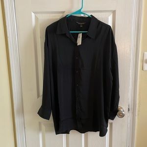 Black long sleeve blouse from BANANA REPUBLIC — New With Tags!